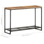Mesa consola de madera maciza de acacia 110x35x75 cm de , Mesas auxiliares - Ref: Foro24-320249, Precio: 117,67 €, Descuento: %