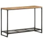 Mesa consola de madera maciza de acacia 110x35x75 cm de , Mesas auxiliares - Ref: Foro24-320249, Precio: 117,67 €, Descuento: %