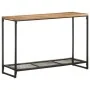 Solid acacia wood console table 110x35x75 cm by , Side tables - Ref: Foro24-320249, Price: 117,67 €, Discount: %