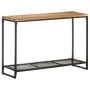 Mesa consola de madera maciza de acacia 110x35x75 cm de , Mesas auxiliares - Ref: Foro24-320249, Precio: 117,67 €, Descuento: %