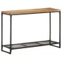 Solid acacia wood console table 110x35x75 cm by , Side tables - Ref: Foro24-320249, Price: 117,67 €, Discount: %