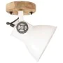 Lámparas industriales de pared/techo 2 uds blanca 20x25 cm E27 de , Lámparas - Ref: Foro24-320519, Precio: 49,86 €, Descuento: %
