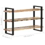 Aparador con 3 estantes madera maciza reciclada 120x40x75 cm de , Aparadores - Ref: Foro24-321070, Precio: 249,93 €, Descuent...