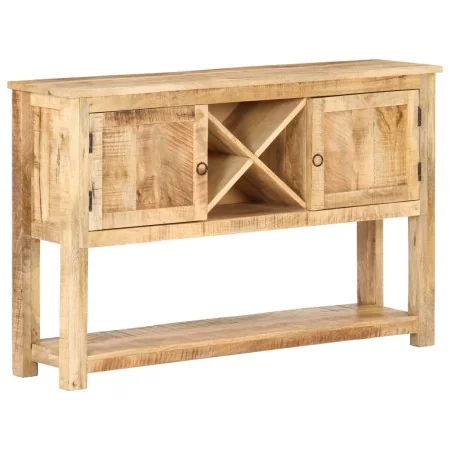 Aparador de madera de mango rugosa 120x30x76 cm de , Aparadores - Ref: Foro24-321788, Precio: 306,65 €, Descuento: %