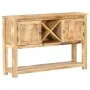 Aparador de madera de mango rugosa 120x30x76 cm de , Aparadores - Ref: Foro24-321788, Precio: 306,65 €, Descuento: %