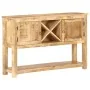 Aparador de madera de mango rugosa 120x30x76 cm de , Aparadores - Ref: Foro24-321788, Precio: 306,65 €, Descuento: %