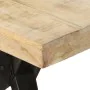 Rough mango wood dining table 200x90x76 cm by , Kitchen and dining tables - Ref: Foro24-323572, Price: 407,25 €, Discount: %