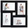 Marco de fotos collage para foto de 4x (13x18 cm) negro MDF de , Marcos para fotos - Ref: Foro24-332775, Precio: 18,50 €, Des...