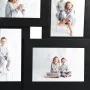 Marco de fotos collage para foto de 4x (13x18 cm) negro MDF de , Marcos para fotos - Ref: Foro24-332775, Precio: 18,50 €, Des...