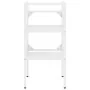 Estructura de lavabo de hierro blanco 40x38x31 cm de , Tocadores de baño - Ref: Foro24-338484, Precio: 59,92 €, Descuento: %