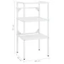Estructura de lavabo de hierro blanco 40x38x31 cm de , Tocadores de baño - Ref: Foro24-338484, Precio: 59,92 €, Descuento: %