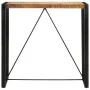 Mesa alta de bar madera maciza de mango rugoso 110x55x110 cm de , Mesas de cocina y de comedor - Ref: Foro24-351717, Precio: ...