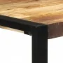 Mesa alta de bar madera maciza de mango rugoso 110x55x110 cm de , Mesas de cocina y de comedor - Ref: Foro24-351717, Precio: ...