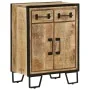 Sideboard mit 2 Schubladen aus Eisen und massivem Mangoholz 53x31x72 cm von , Sideboards - Ref: Foro24-352038, Preis: 232,21 ...
