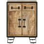 Sideboard with 2 drawers, iron and solid mango wood, 53x31x72 cm. by , Sideboards - Ref: Foro24-352038, Price: 232,21 €, Disc...