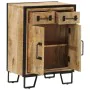 Sideboard with 2 drawers, iron and solid mango wood, 53x31x72 cm. by , Sideboards - Ref: Foro24-352038, Price: 232,21 €, Disc...
