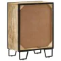 Sideboard with 2 drawers, iron and solid mango wood, 53x31x72 cm. by , Sideboards - Ref: Foro24-352038, Price: 232,21 €, Disc...