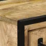 Sideboard with 2 drawers, iron and solid mango wood, 53x31x72 cm. by , Sideboards - Ref: Foro24-352038, Price: 232,21 €, Disc...