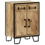 Sideboard mit 2 Schubladen aus Eisen und massivem Mangoholz 53x31x72 cm von , Sideboards - Ref: Foro24-352038, Preis: 232,21 ...