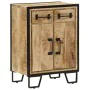 Sideboard with 2 drawers, iron and solid mango wood, 53x31x72 cm. by , Sideboards - Ref: Foro24-352038, Price: 232,21 €, Disc...