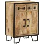 Sideboard with 2 drawers, iron and solid mango wood, 53x31x72 cm. by , Sideboards - Ref: Foro24-352038, Price: 232,21 €, Disc...