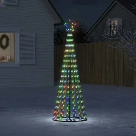 Árbol de Navidad LED 275 LEDs de colores 180 cm de , Arboles de navidad - Ref: Foro24-358067, Precio: 52,31 €, Descuento: %