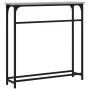 Engineered wood gray Sonoma console table 75x19.5x75 cm by , Side tables - Ref: Foro24-834138, Price: 35,42 €, Discount: %