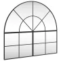 Espejo de pared arco de hierro negro 100x90 cm de , Espejos - Ref: Foro24-3200611, Precio: 161,58 €, Descuento: %