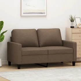 Sofá de 2 plazas de tela marrón 120 cm de , Sofás - Ref: Foro24-359158, Precio: 212,55 €, Descuento: %
