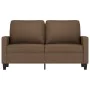 Sofá de 2 plazas de tela marrón 120 cm de , Sofás - Ref: Foro24-359158, Precio: 212,55 €, Descuento: %