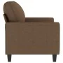 2-seater brown fabric sofa, 120 cm by , Sofas - Ref: Foro24-359158, Price: 212,55 €, Discount: %