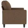 Sofá de 2 plazas de tela marrón 120 cm de , Sofás - Ref: Foro24-359158, Precio: 212,55 €, Descuento: %
