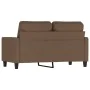 Sofá de 2 plazas de tela marrón 120 cm de , Sofás - Ref: Foro24-359158, Precio: 212,55 €, Descuento: %