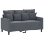 Juego de sofás con cojines 3 piezas terciopelo gris oscuro de , Sofás - Ref: Foro24-3201681, Precio: 635,60 €, Descuento: %
