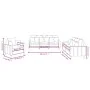 Dreiteiliges Sofaset mit dunkelgrauen Samtkissen. von , Sofas - Ref: Foro24-3201681, Preis: 635,60 €, Rabatt: %