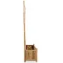 Jardinera de jardín con enrejado bambú 70 cm de vidaXL, Maceteros y jardineras - Ref: Foro24-43714, Precio: 79,58 €, Descuent...