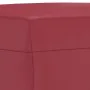 Juego de sofás con cojines 3 piezas cuero sintético rojo tinto de , Sofás - Ref: Foro24-3201932, Precio: 607,07 €, Descuento: %