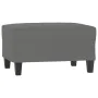 Juego de sofás con cojines 3 piezas tela microfibra gris oscuro de , Sofás - Ref: Foro24-3202358, Precio: 621,38 €, Descuento: %