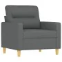 4-piece dark gray fabric sofa set with cushions by , Sofas - Ref: Foro24-3201545, Price: 656,97 €, Discount: %