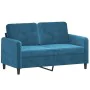 Juego de sofás 3 piezas terciopelo azul de , Sofás - Ref: Foro24-3201993, Precio: 528,49 €, Descuento: %