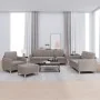 Juego de sofás con cojines 4 piezas tela gris taupe de , Sofás - Ref: Foro24-3202069, Precio: 649,37 €, Descuento: %