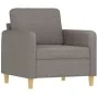 Sofagarnitur mit 4-teiligen Kissen, Stoff in Grau-Taupe. von , Sofas - Ref: Foro24-3202069, Preis: 649,37 €, Rabatt: %
