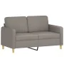 Juego de sofás con cojines 4 piezas tela gris taupe de , Sofás - Ref: Foro24-3202069, Precio: 649,37 €, Descuento: %