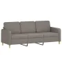 Juego de sofás con cojines 4 piezas tela gris taupe de , Sofás - Ref: Foro24-3202069, Precio: 649,37 €, Descuento: %