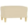 Juego de sofás con cojines 3 piezas tela crema de , Sofás - Ref: Foro24-3202112, Precio: 491,20 €, Descuento: %