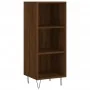 Tall oak brown plywood highboard 34.5x34x180 cm by , Sideboards - Ref: Foro24-3199016, Price: 84,65 €, Discount: %