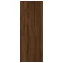 Tall oak brown plywood highboard 34.5x34x180 cm by , Sideboards - Ref: Foro24-3199016, Price: 84,65 €, Discount: %