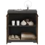 FMD Cómoda con 2 puertas gris y estilo antiguo 80x34,9x89,9 cm de , Armarios roperos - Ref: Foro24-447413, Precio: 137,36 €, ...