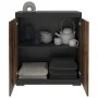FMD Cómoda con 2 puertas gris y estilo antiguo 80x34,9x89,9 cm de , Armarios roperos - Ref: Foro24-447413, Precio: 137,36 €, ...