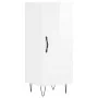 Tall white glossy plywood sideboard 34.5x34x180 cm by , Sideboards - Ref: Foro24-3198819, Price: 112,68 €, Discount: %